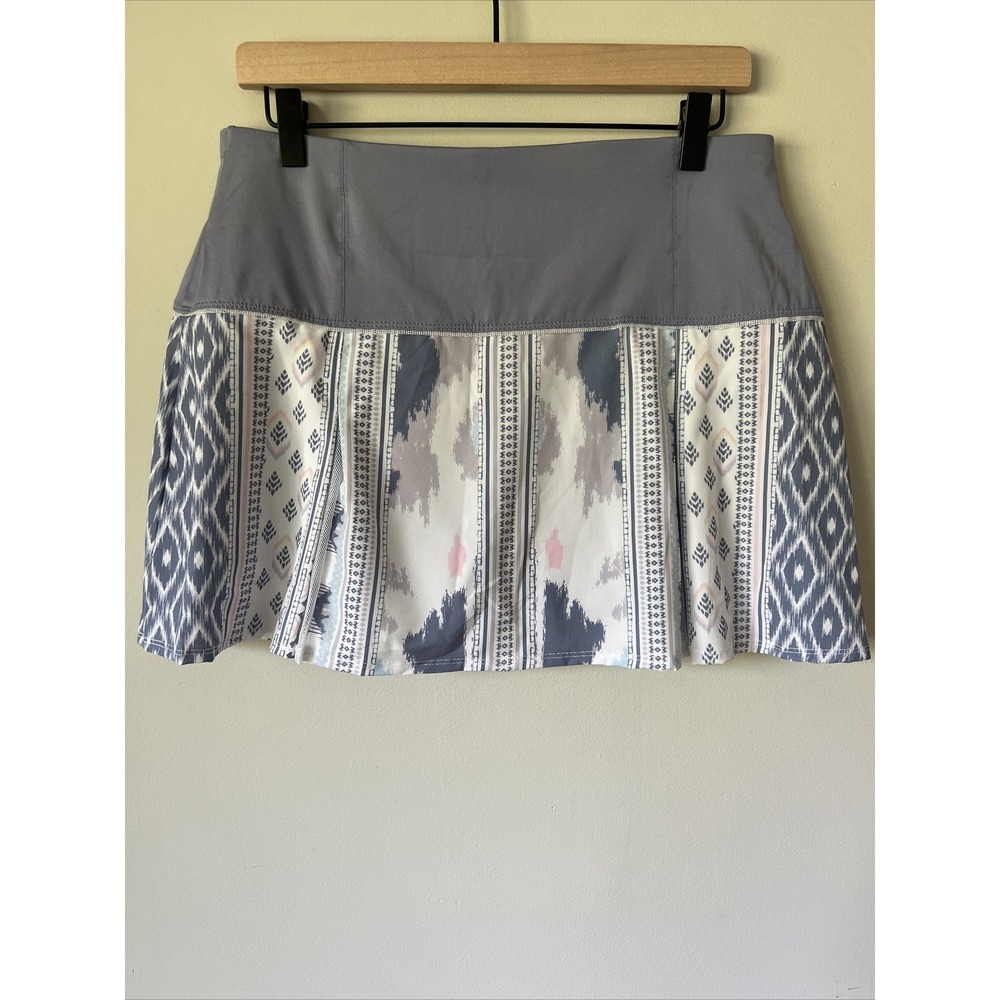Lucky in Love Golf Tennis Skirt Skort Womens Size L (12) Periwinkle